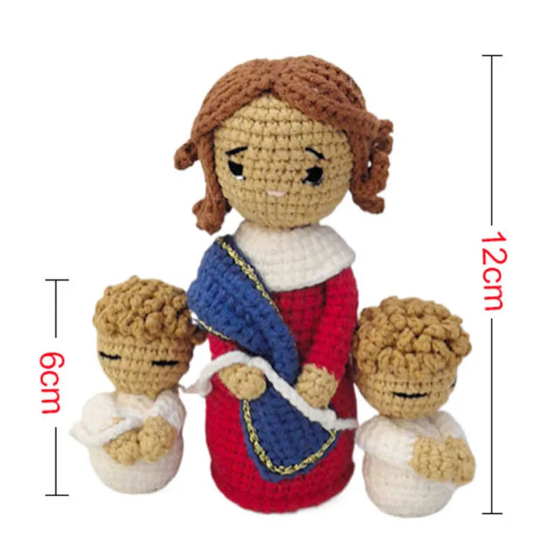 Handmade Crochet Madonna Plush Toy