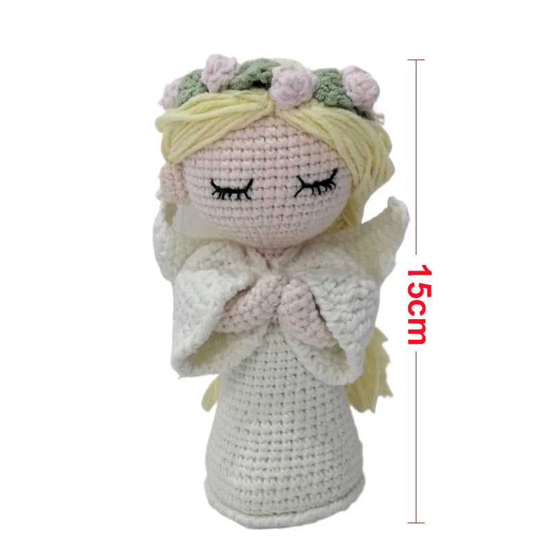 Handmade Crochet Angel with Wing- Plush Toy