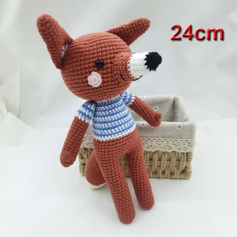 Giraffe and Deer Crochet Stuffed Toy