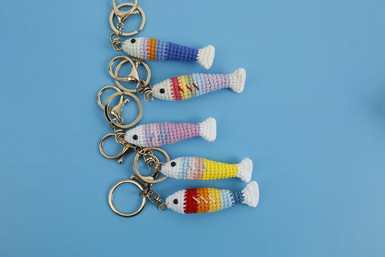 Rainbow Fish Keychain