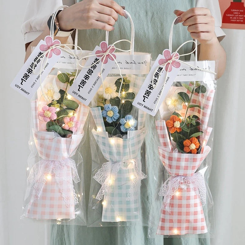 Artificial Crochet Flower Bouquet