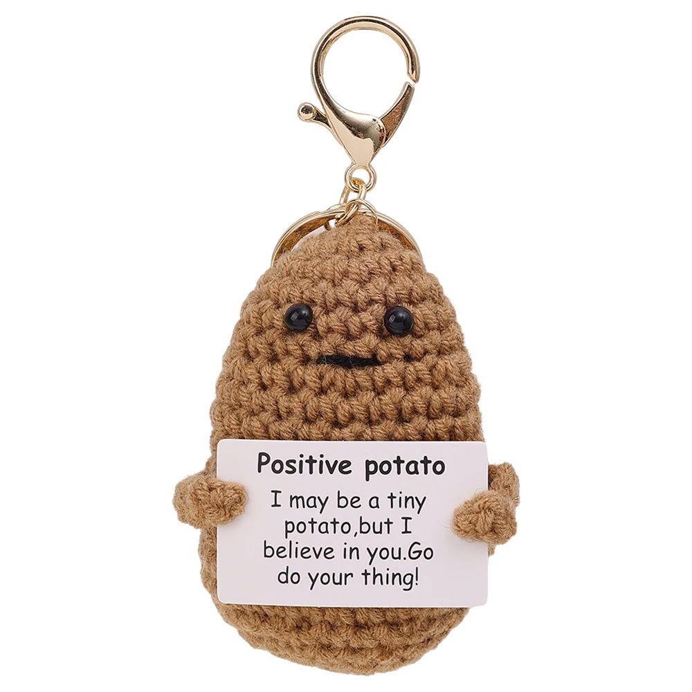 Positive Energy Potato Keychain