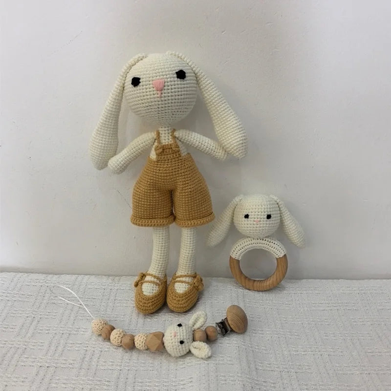 Crochet Bunny Baby Teether