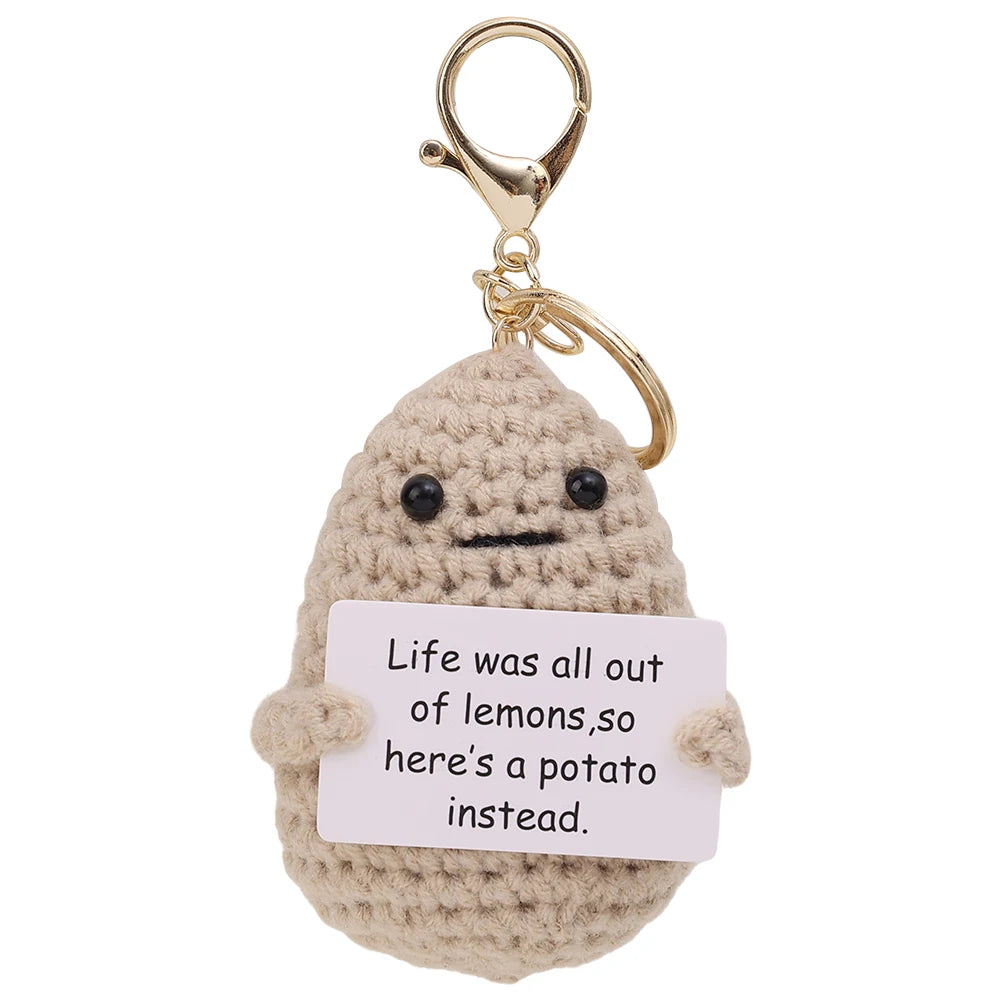 Positive Energy Potato Keychain