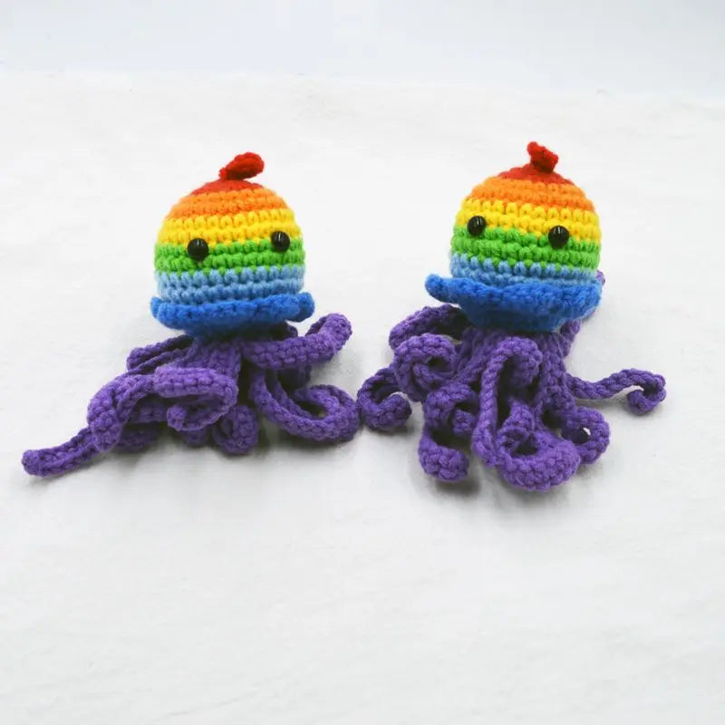 Handmade & Cute Seahorse Crochet Keychain