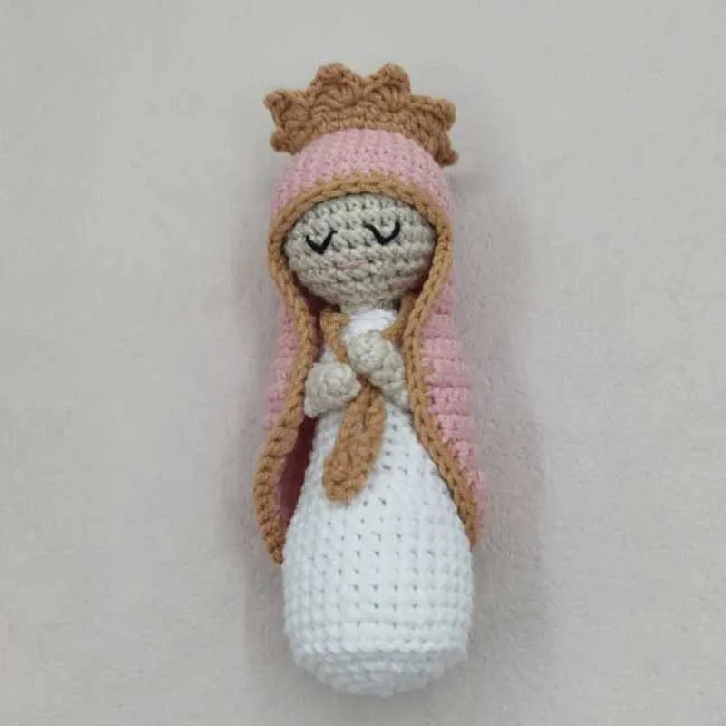 Handmade Crochet Madonna Plush Toy