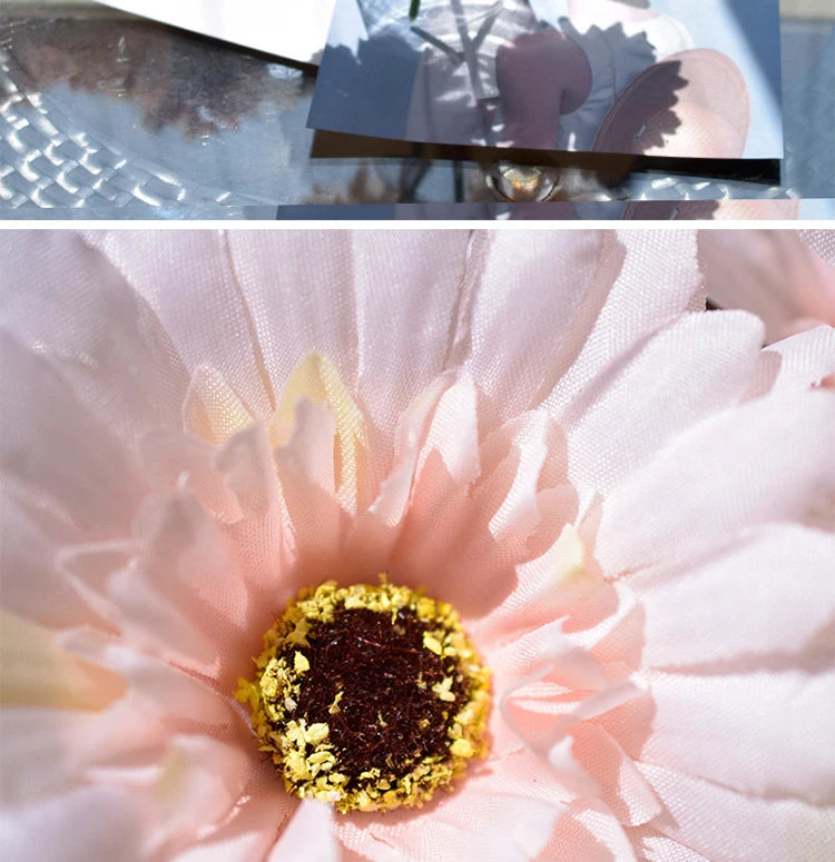 Artificial Silk Gerbera Flowers – Wedding & Home Decor, 3Pcs, 6Pcs, 23cm