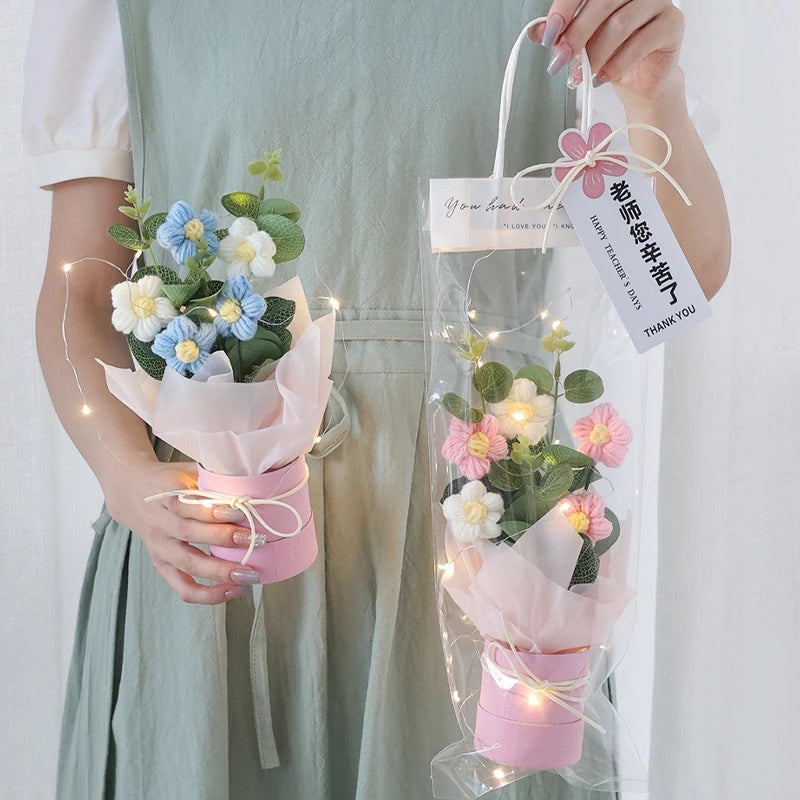Artificial Crochet Flower Bouquet