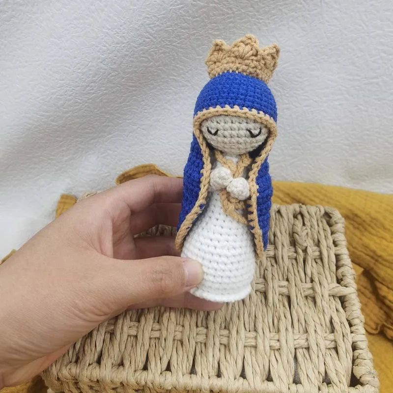 Handmade Crochet Madonna Plush Toy