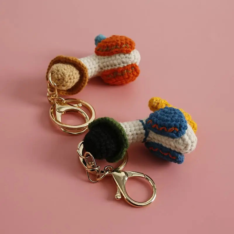 Crochet Keychains Funny Duck Doll Keychain